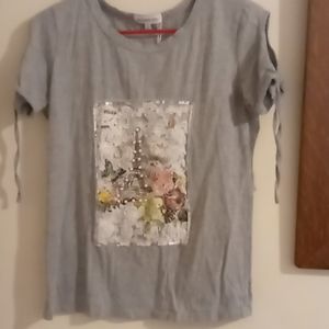 Grey Paris T shirt